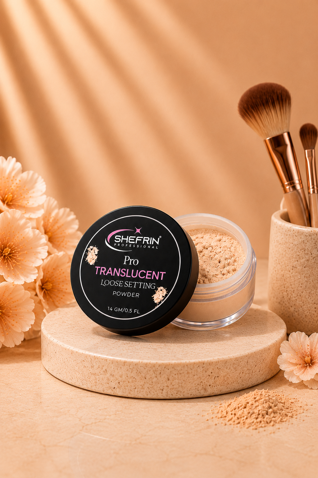 Shefrin Pro Translucent Loose Setting Powder